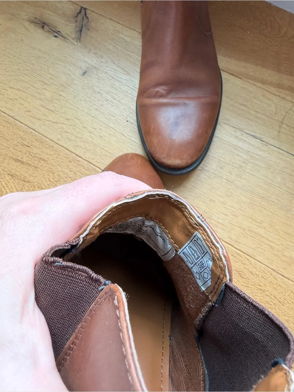 Franco Fortini Brown Leather Chukka Boots